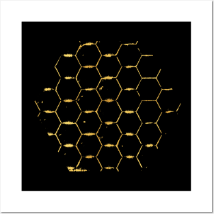 Golden Beehive Posters and Art